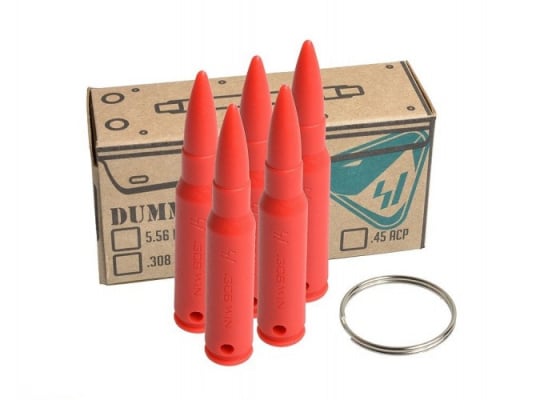 Strike Industries 308 Dummy Rounds w/ Key Ring ( Red )