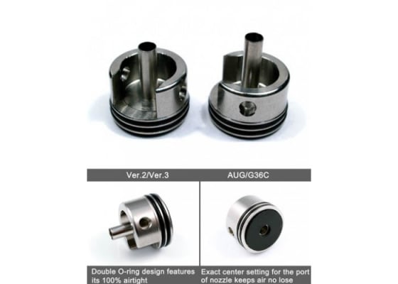 Modify Aluminum Double O-ring Cylinder Head for Ver. 2 / Ver. 3