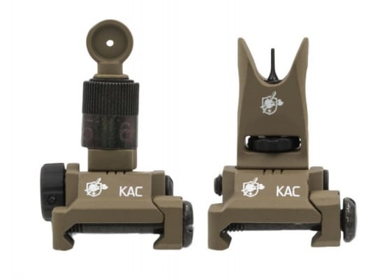 Knight's Armament Airsoft Back Up Iron Sights ( Tan )