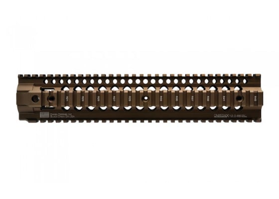 Madbull Airsoft Daniel Defense Omega X 12" Rail in (FDE)