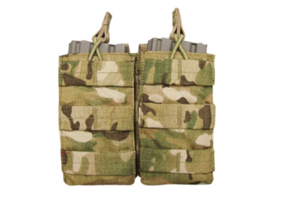 Condor Outdoor Double Open-Top M4 Magazine MOLLE Pouch (Multicam)