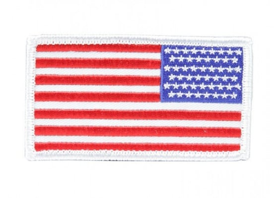 Jag Arms Reversed USA Flag Patch ( Full Color )