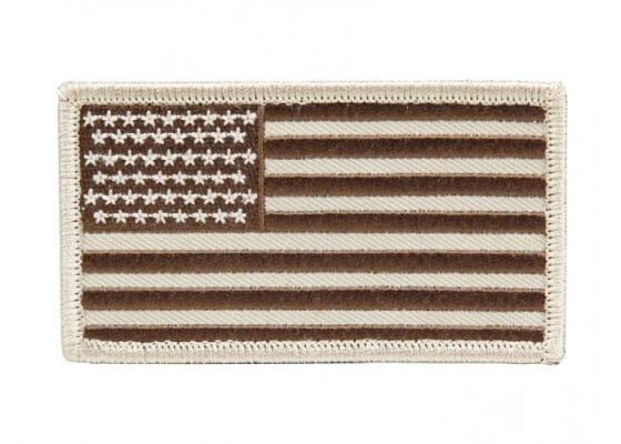 Jag Arms USA Flag Patch ( Desert Tan )