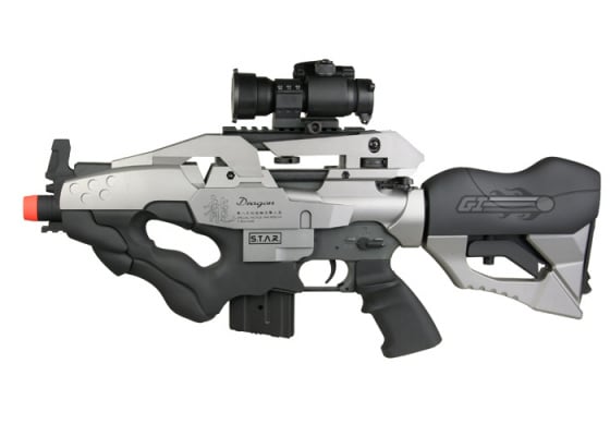 JG STAR Dragon Carbine AEG Airsoft Rifle ( Grey / Black )