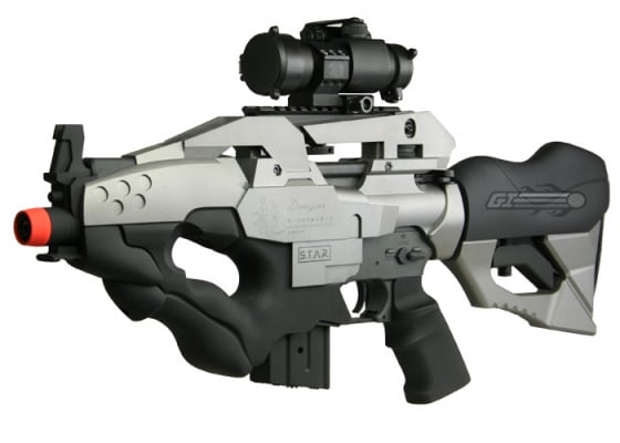 JG STAR Dragon Carbine AEG Airsoft Rifle ( Grey / Black )