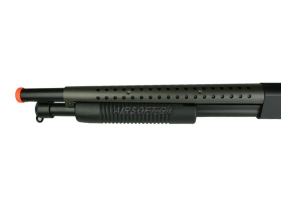 Double Eagle M58A Full Stock Spring Airsoft Shotgun ( Black )