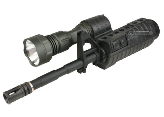 G&P Flashlight Grip Front Set for M4 ( Black )