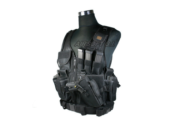 Tactical Crossdraw Vest ( Black )