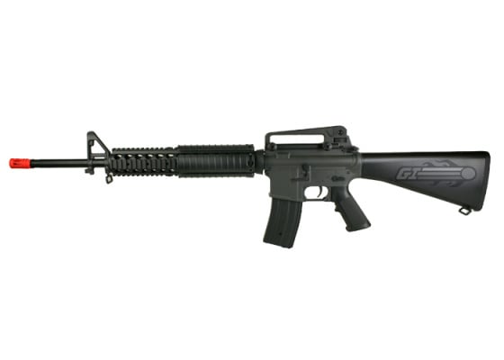 JG F6620 M16A4 DMR RIS AEG Airsoft Rifle Enhanced Version ( Black )