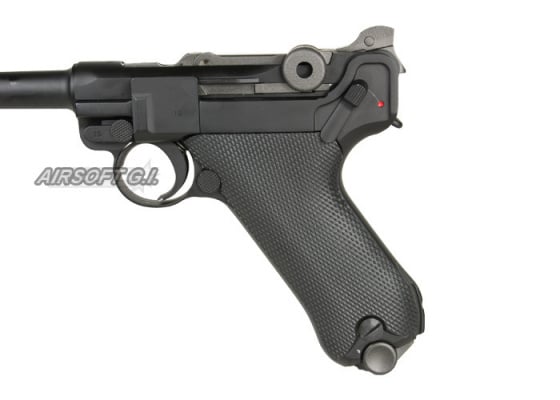 WE P08M Luger Pistol GBB Airsoft Pistol ( Black )