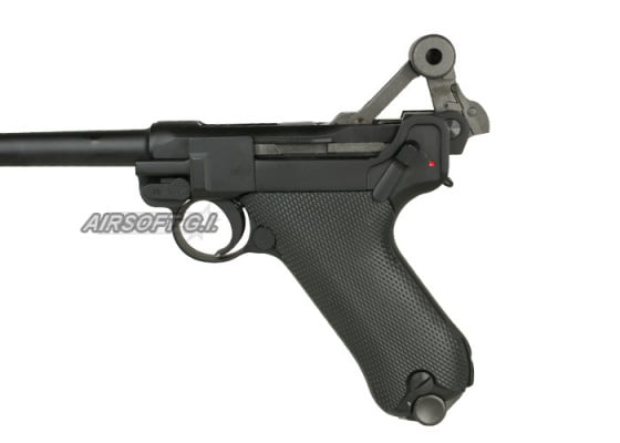 WE P08M Luger Pistol GBB Airsoft Pistol ( Black )