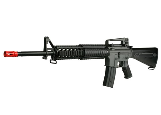 JG F6620 M16A4 DMR RIS AEG Airsoft Rifle Enhanced Version ( Black )