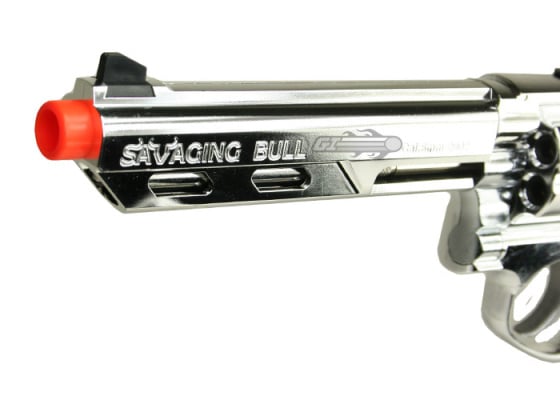 HFC Savaging Bull 6" Revolver Gas Airsoft Pistol ( Silver )