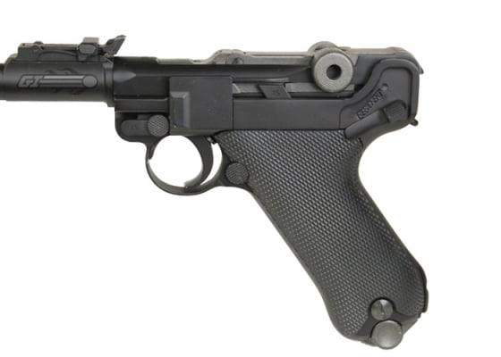 WE P08L Luger GBB Airsoft Pistol ( Black )