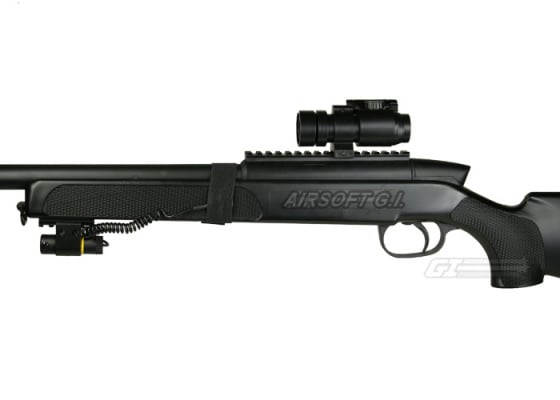 Double Eagle M50 Pro Version 3 Bolt Action Spring Sniper Airsoft Rifle ( Black )