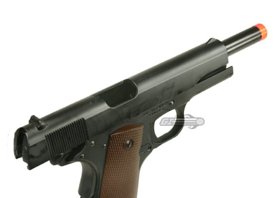 KJW M1911 Government Single Stack GBB Airsoft Pistol ( Black )