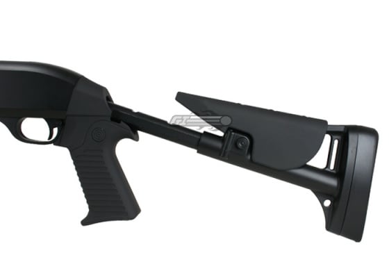 Double Eagle M3 Retractable Stock Tri-Shot Spring Airsoft Shotgun