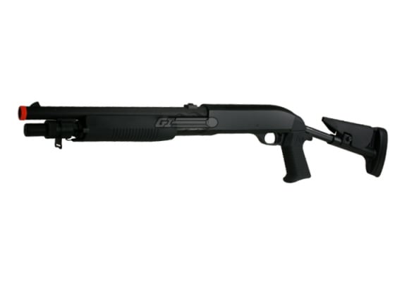 Double Eagle M3 Multi-Shot Spring Shotgun Airsoft Gun ( Retractable Stock )