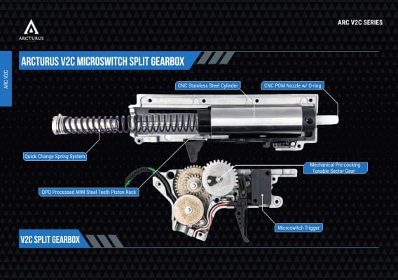 ARCTURUS X C.A.T. Versatile-5c PCC AEG Airsoft Gun