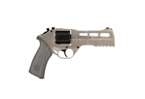 BO Manufacture Limited Edition Chiappa Rhino Revolver 50DS .357 Magnum Airgun ( Silver / Black )