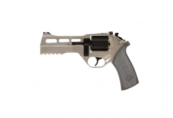 BO Manufacture Limited Edition Chiappa Rhino Revolver 50DS .357 Magnum Airgun ( Silver / Black )