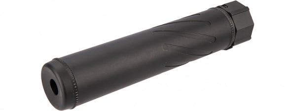 5KU SOCOM556AR QD Airsoft 7.5" Mock Suppressor / Barrel Extension Fluted ( Black )