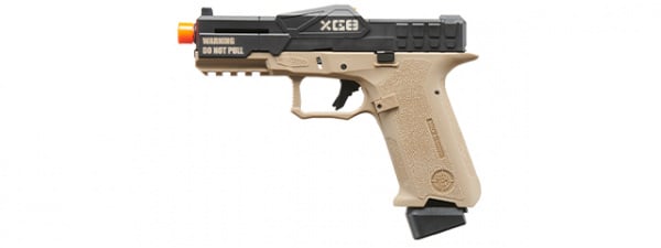 Poseidon CSI XG8 GBB Airsoft Pistol (Black & Tan)