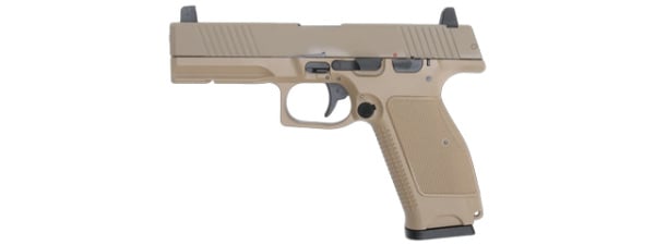 Kizuna Works MKW Full Sized Gas Blowback Airsoft Pistol (Metal/Cerakote FDE)