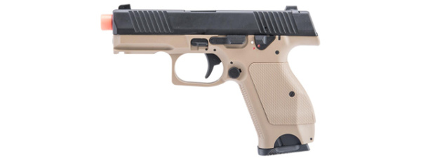 Kizuna Works KW-15K Gas Blowback Airsoft Pistol (Tan/Black)