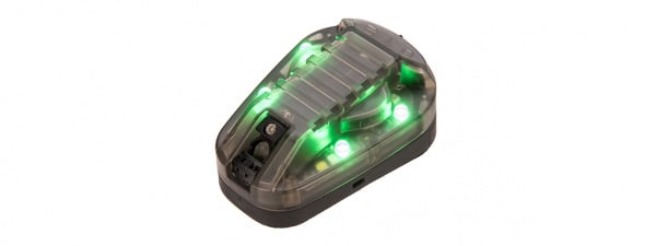 G-Force Identification Friend or Foe IFF Helmet Marker Light ( Black / Green )