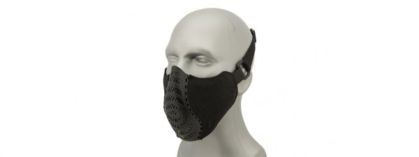 G-Force Ventilated Discreet Half Face Mask ( Black )