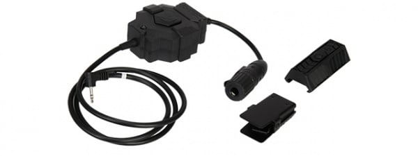 Lancer Tactical ZTAC Motorola 1-Pin Adapter for Radio & Head Set PTT ( Black )