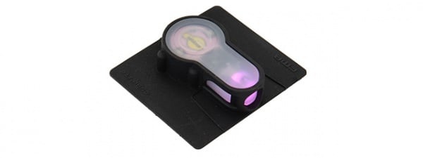 FMA S-Light Velcro Base Strobe Light ( Black / Pink Light )