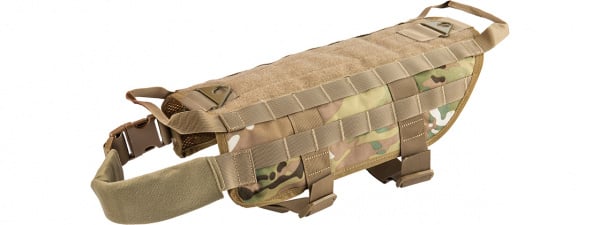 Lancer Tactical Training Molle Dog Harness ( Camo / L )