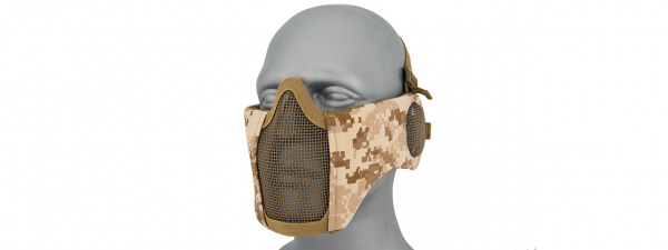 G-Force Tactical Elite Face And Ear Protective Mask ( Desert Digital )