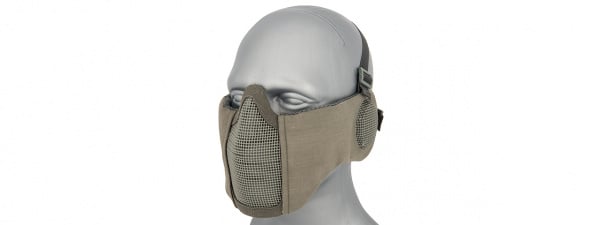 G-Force Tactical Elite Face And Ear Protective Mask ( Gray )