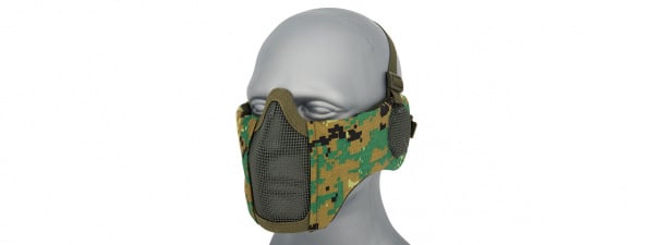 G-Force Tactical Elite Face And Ear Protective Mask ( Woodland Digital )