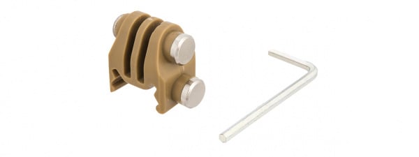 G-Force Gopro Attachment For 20mm Picatinny Rails ( Tan )