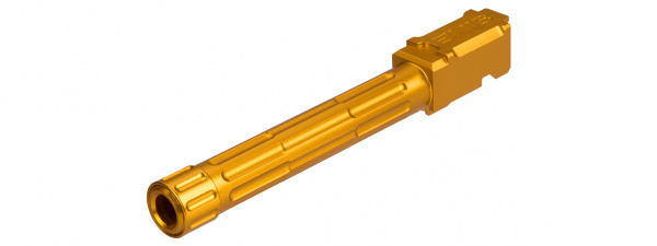 Atlas Custom Works Fluted / Threaded Outer Barrel For G-Series GBB Pistols ( Gold )