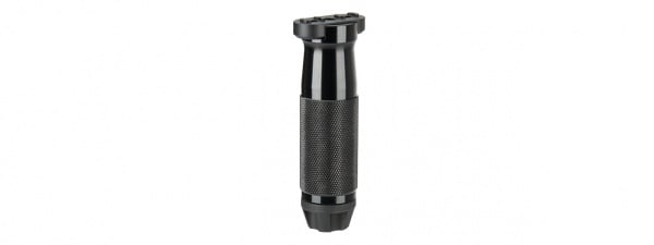 Tac9 Knurled Long Vertical Anodized Metal Foregrip ( Black )