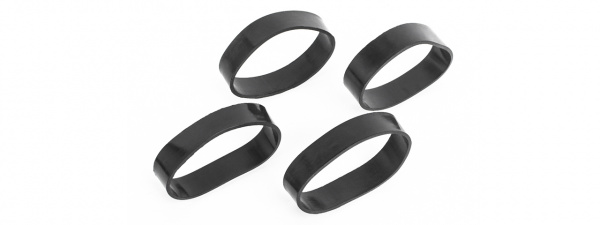 ACW 4 Piece Accessory Rubber Rings (Black)