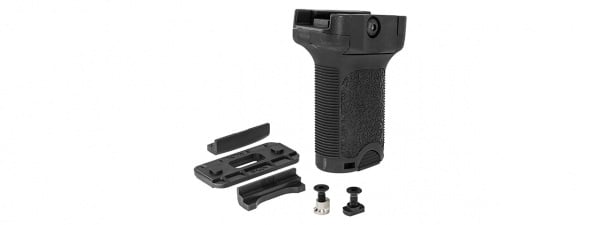 Atlas Custom Works Vertical Grip for Picatinny, Keymod, & M-LOK (Black)