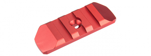 Atlas Custom Works 3-Slot Full Metal Keymod Picatinny Rail Segment ( Red )