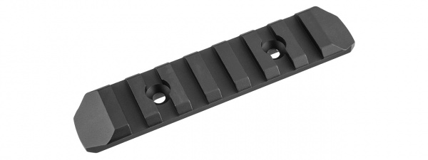 Atlas Custom Works 7-Slot Full Metal Keymod Picatinny Rail Segment ( Black )