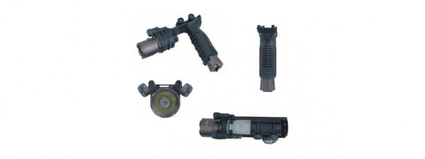 Atlas Custom Works M910A Vertical Foregrip Flashlight LED (Black)