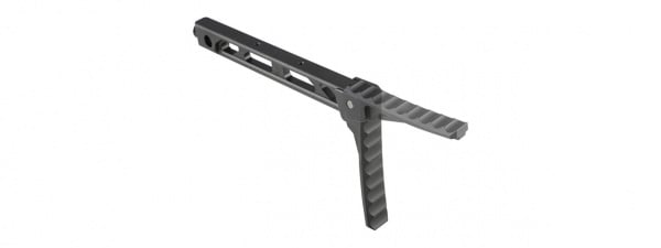 Atlas Custom Works AB-8 Folding Butt Plate Stock for 1913 Picatinny Stock Mount Rail (Black)