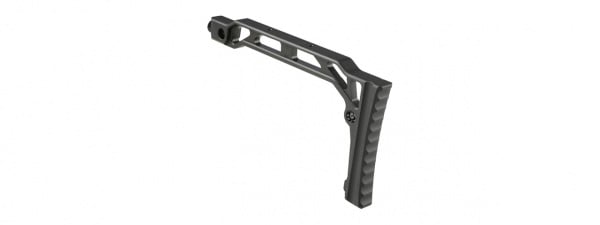 Atlas Custom Works SS-8R Aluminum Folding Stock for 1913 Picatinny Stock Mount Rail (Black)