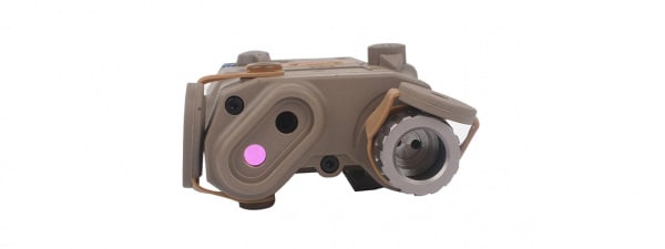 ACW Dummy LA-5C PEQ-15 Box w/ Green Laser (Dark Earth)