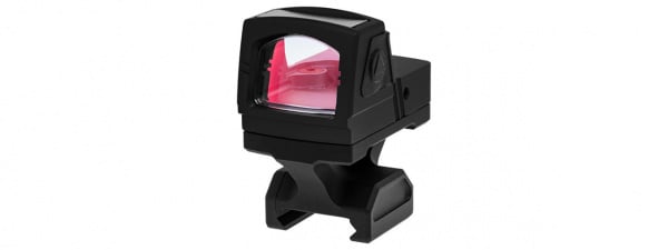 Atlas Custom Works xForce Solar Powered Mini Red Dot with Mount (Black)