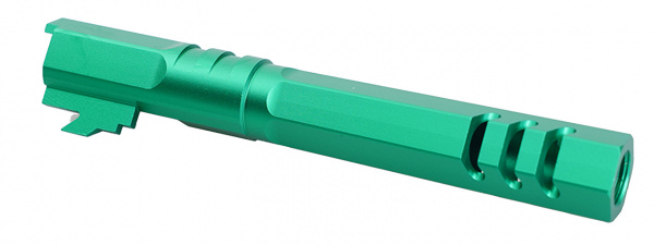 Atlas Custom Works 5.1 Inch Aluminum Hex Outer Barrel for TM Hicapa M11 CW GBBP (Green)